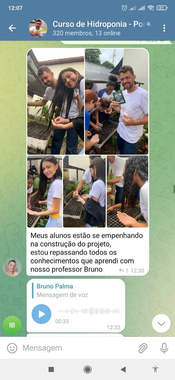 Curso de hidroponia cultive na agua Bruno Palma